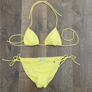 Kirra Pale Yellow Bikini